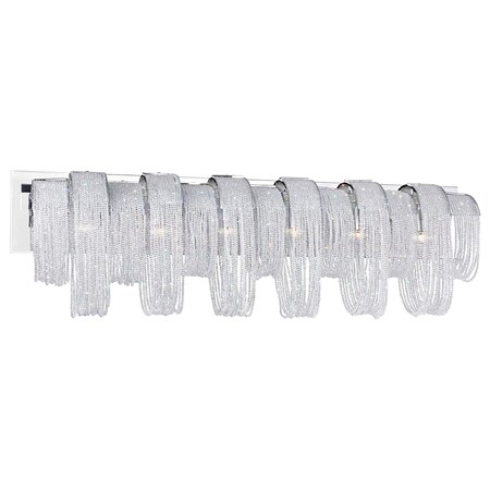 Cwi Lighting 6 Light Vanity Light With Chrome Finish 5615W29C